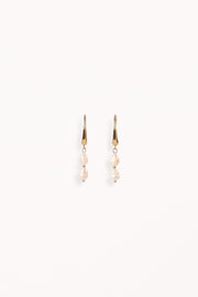 Petal and Pup USA ACCESSORIES Larissa Pearl Earrings - Gold One Size
