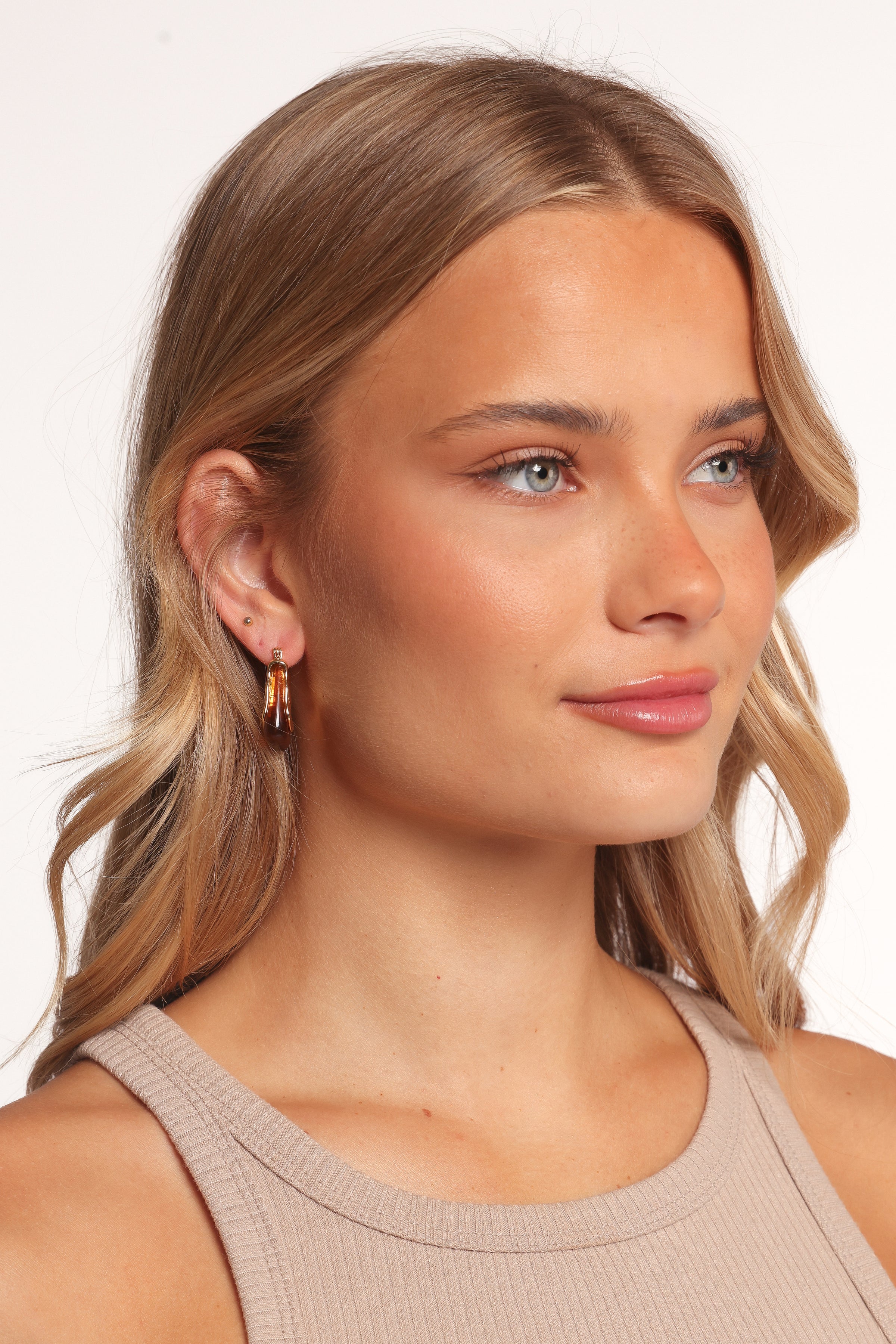 Petal and Pup USA ACCESSORIES Laurel Earrings - Brown One Size