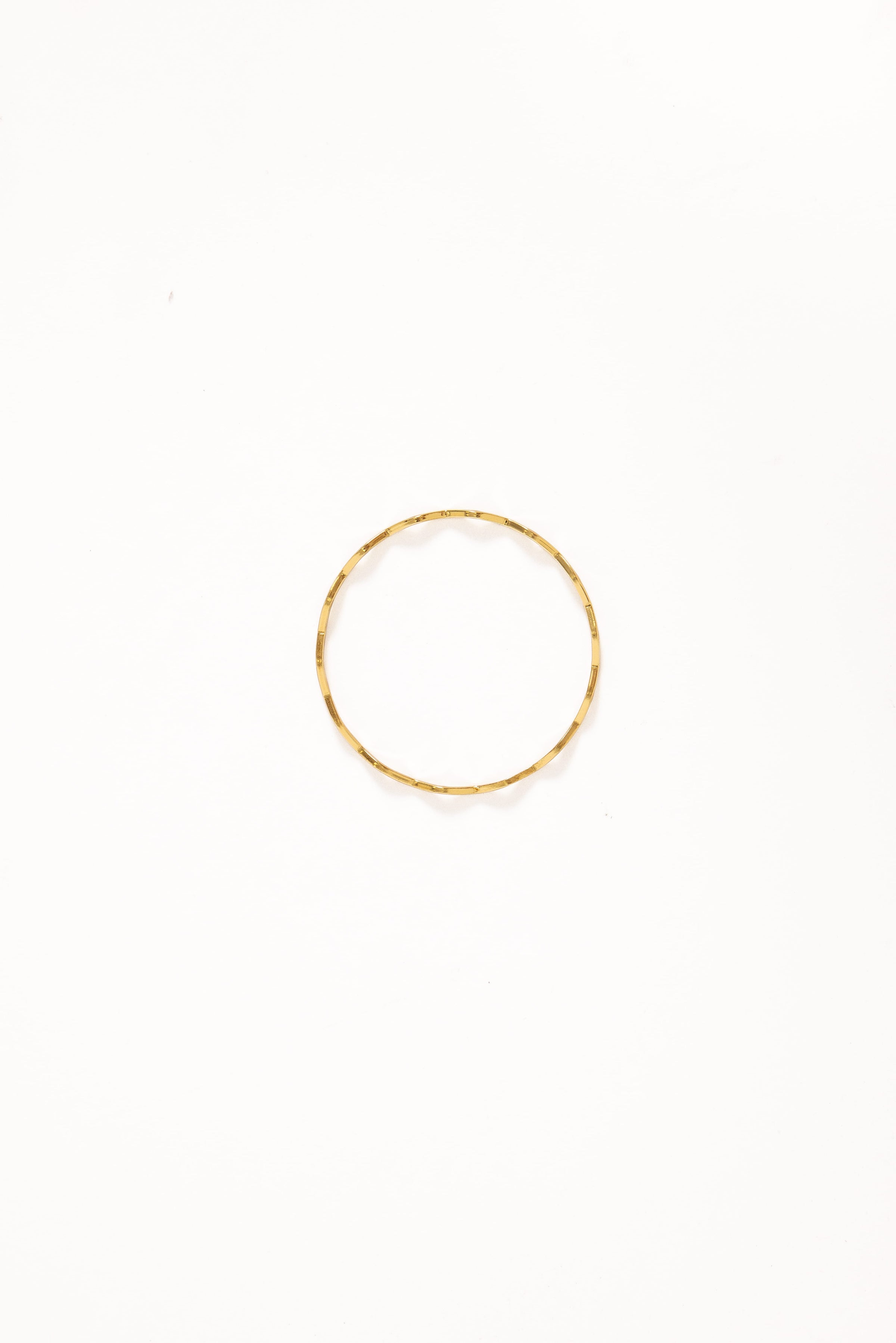 Petal and Pup USA ACCESSORIES Layla Wave Bangle - Gold One Size