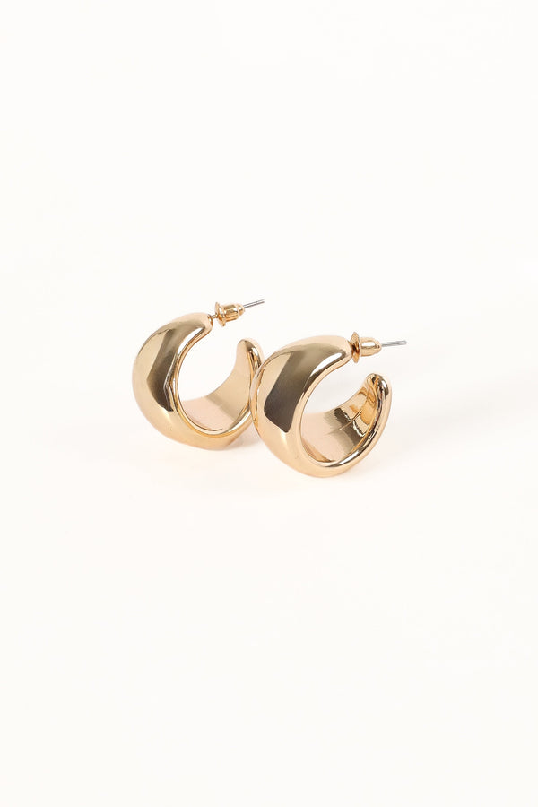 Petal and Pup USA ACCESSORIES Leandra Earrings - Gold One Size