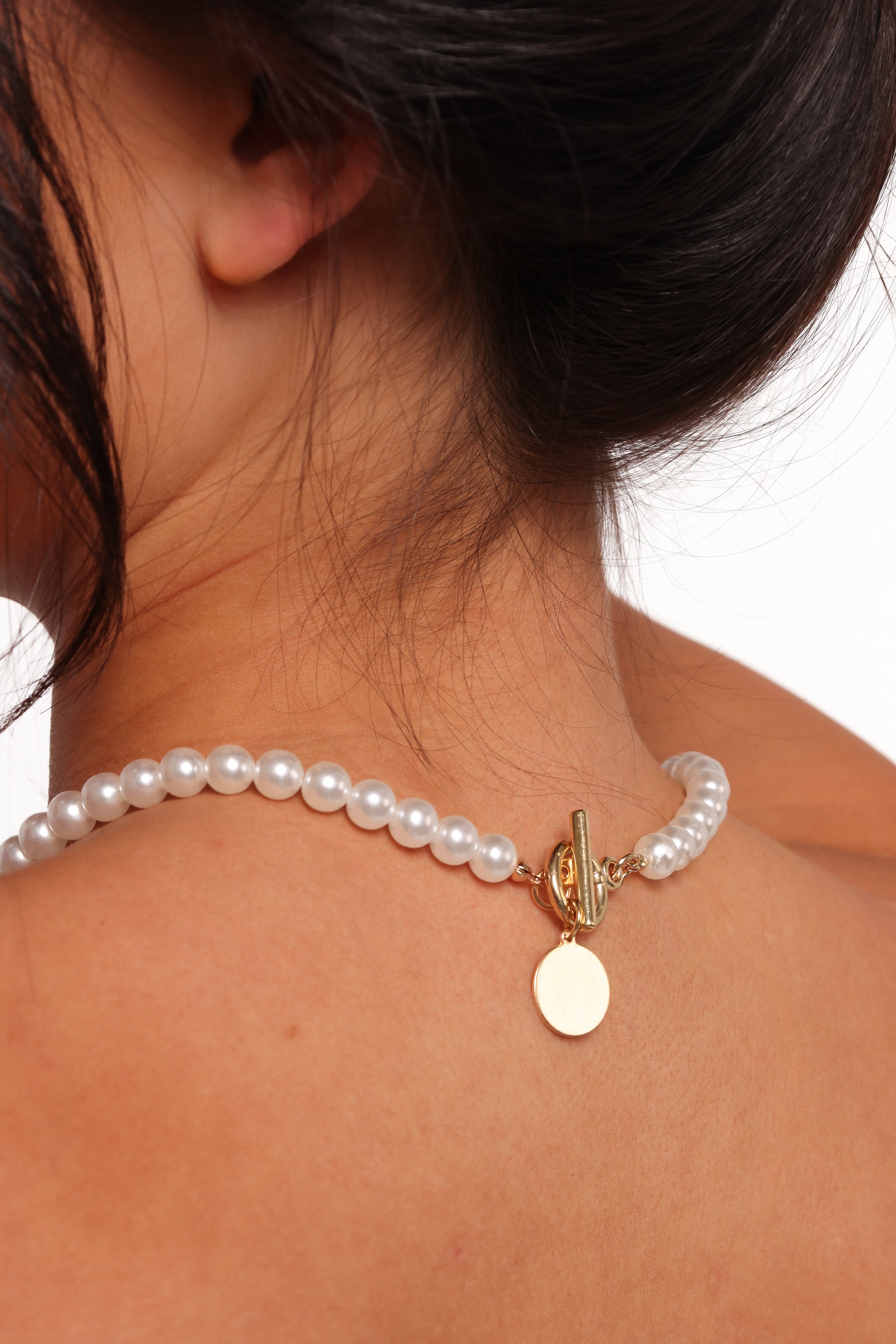 Petal and Pup USA ACCESSORIES Leni Necklace - Pearl One Size