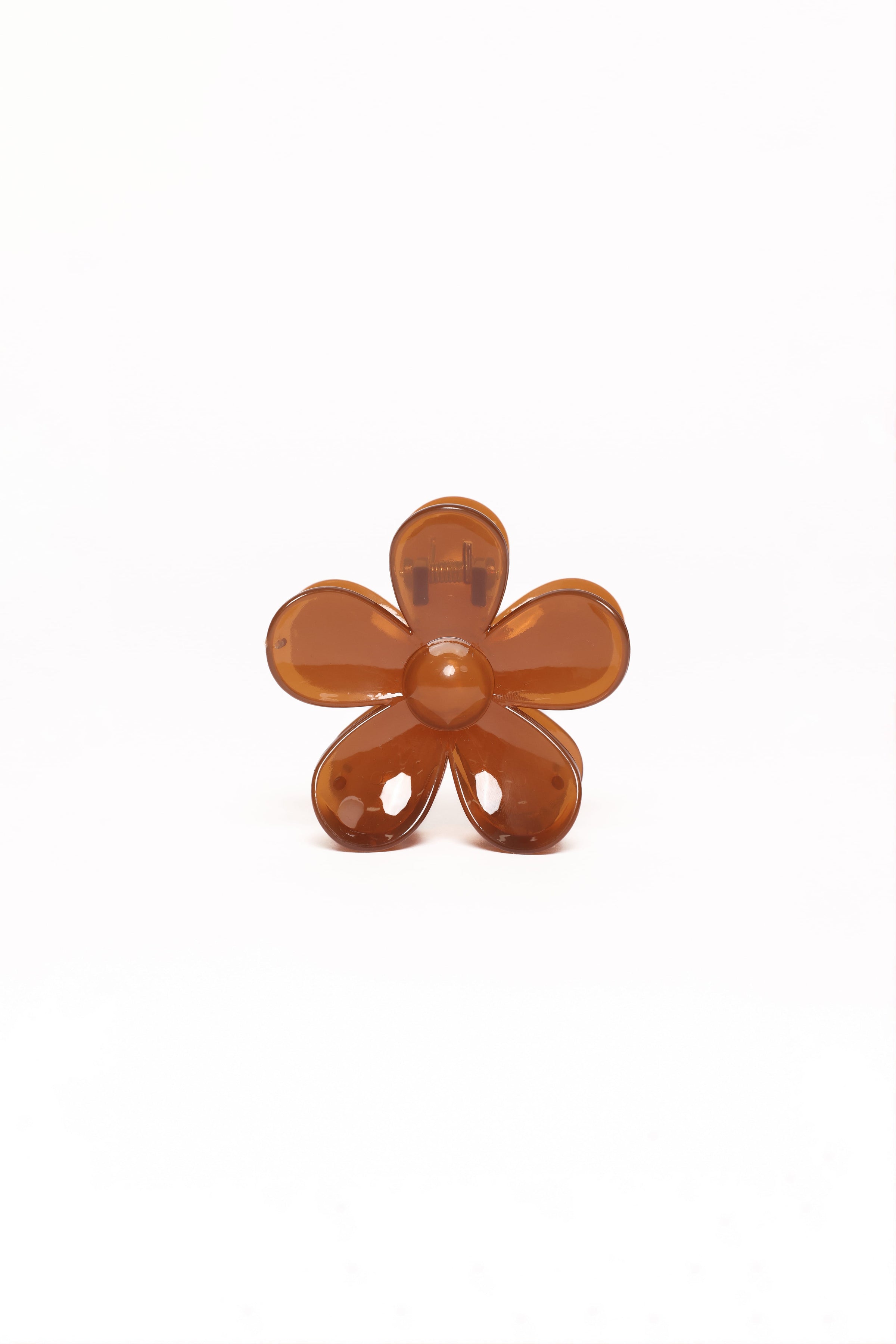 Petal and Pup USA ACCESSORIES Leona Flower Clip - Brown One Size