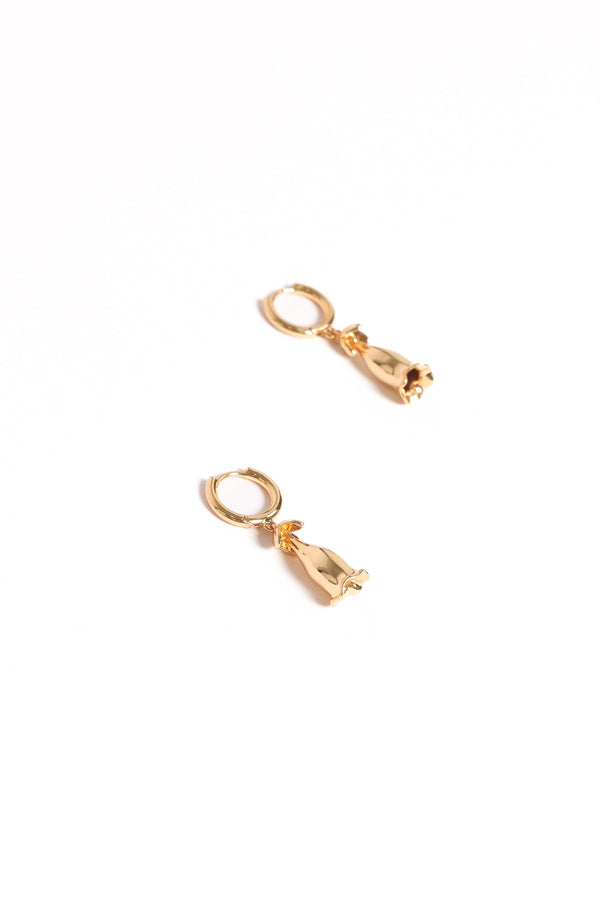 Petal and Pup USA ACCESSORIES Lila Earrings - Gold One Size