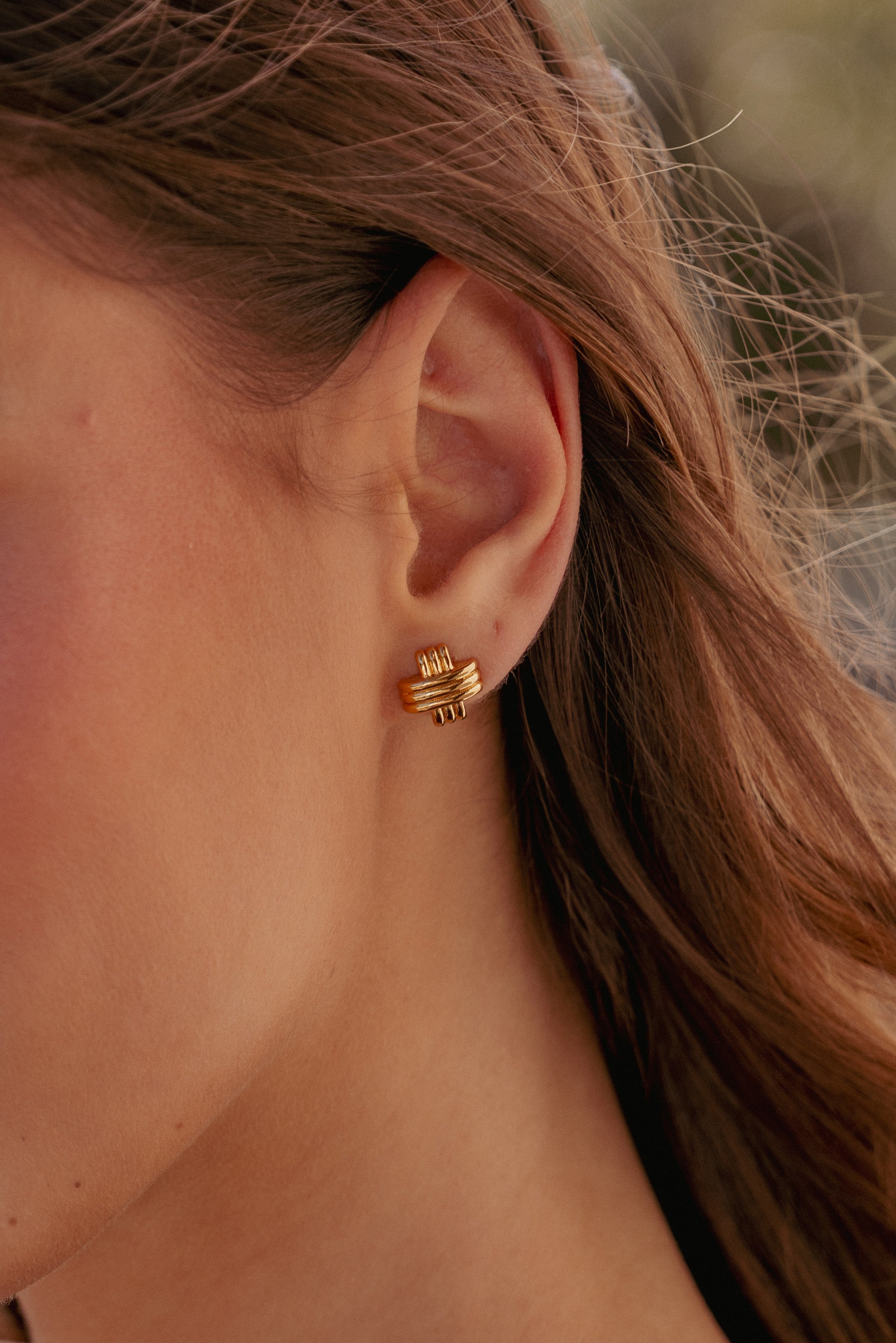 Petal and Pup USA ACCESSORIES Lorna Earrings - Gold One Size