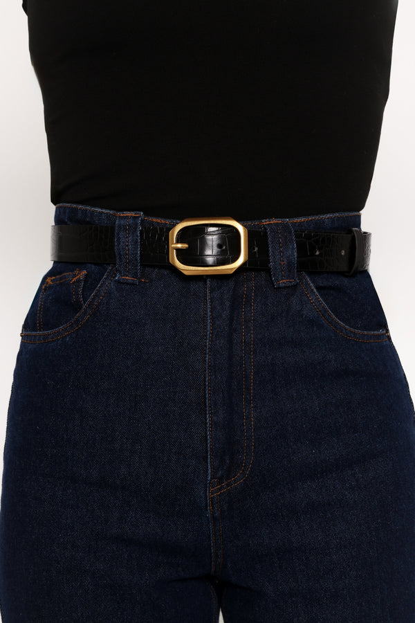 Petal and Pup USA ACCESSORIES Lucca Belt - Black One Size