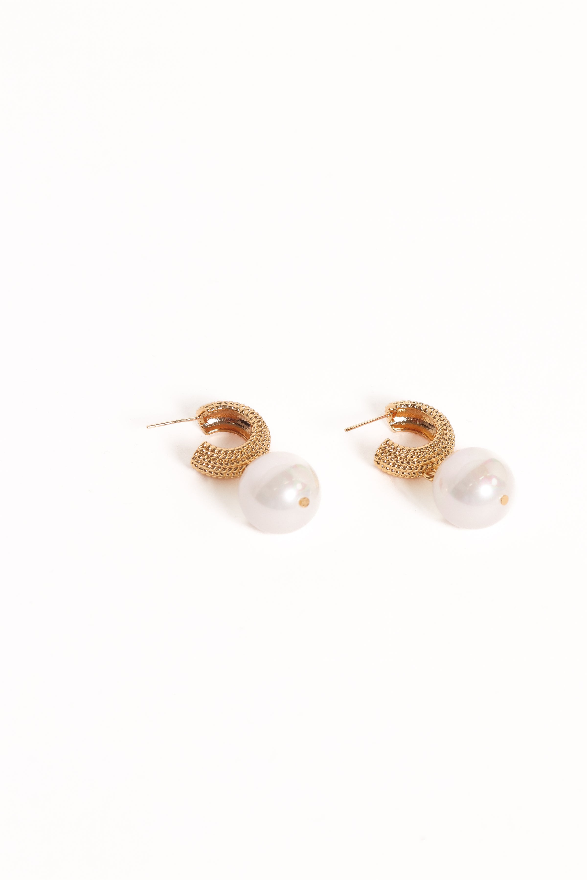 Petal and Pup USA ACCESSORIES Luciana Earrings - Gold/Pearl One Size