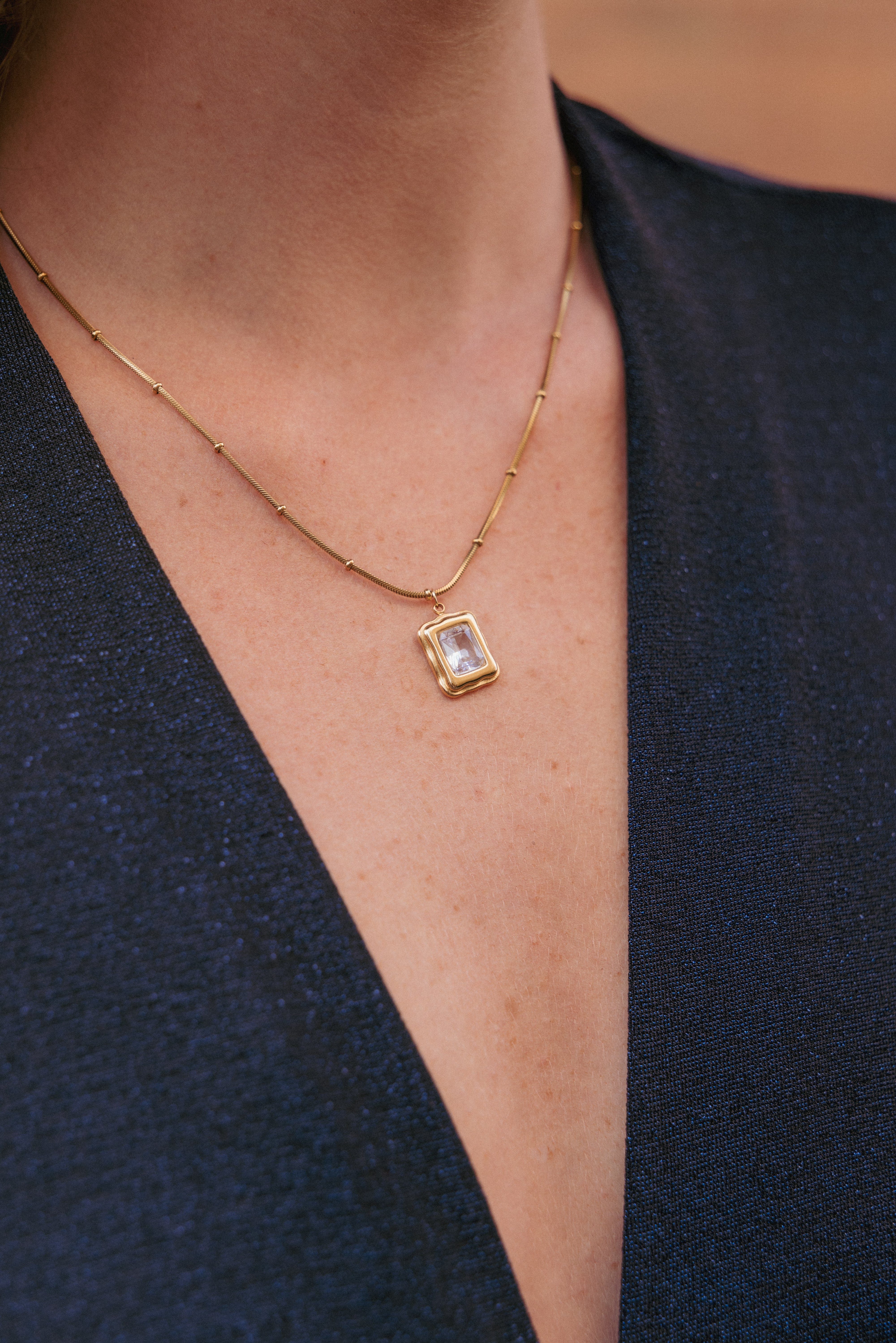 Petal and Pup USA ACCESSORIES Lyla Necklace - Gold One Size