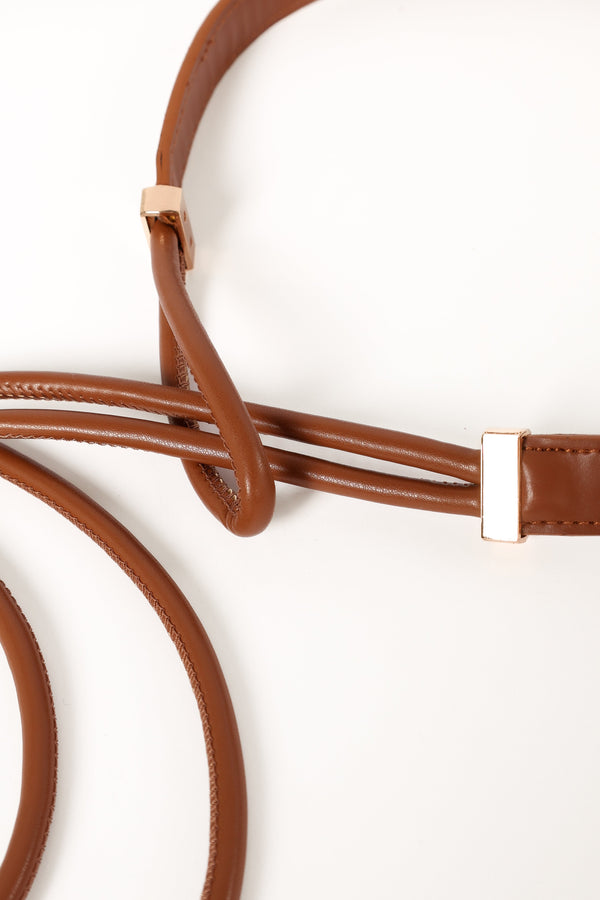 Petal and Pup USA ACCESSORIES Maddie Belt - Brown