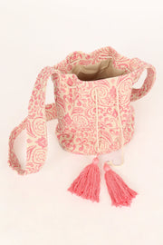 Petal and Pup USA ACCESSORIES Magnolia Tassel Bag - Pink One Size