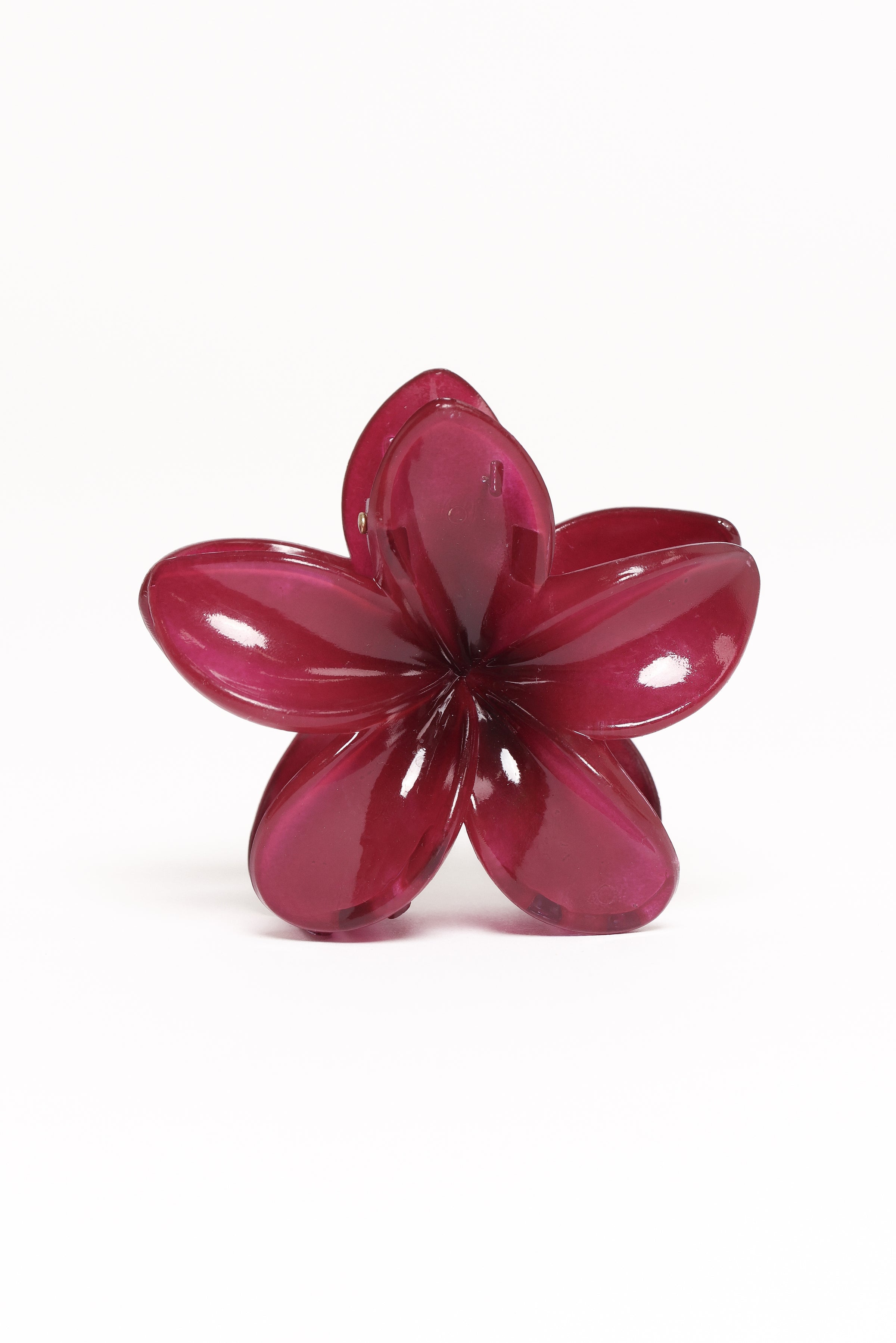 Petal and Pup USA ACCESSORIES Marissa Flower Hair Clip - Wine One Size