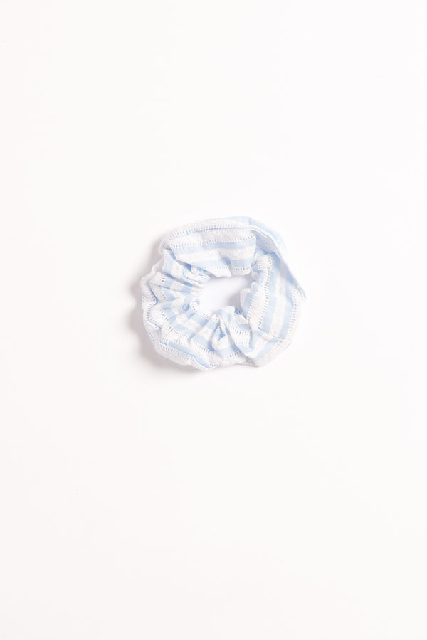 Petal and Pup USA ACCESSORIES Marley Hair Scrunchie - Blue One Size
