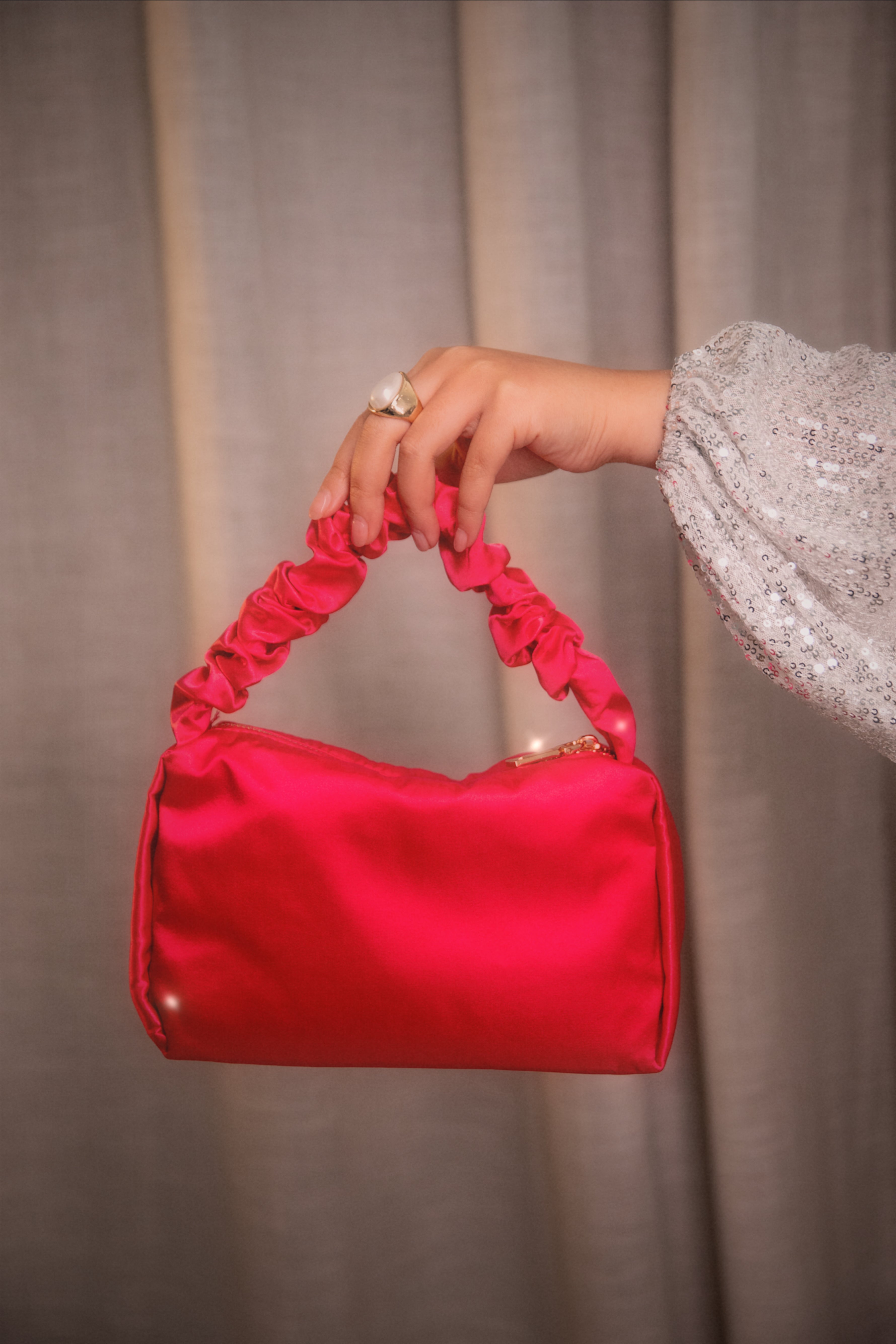 Pink One Size Shoulder Bag