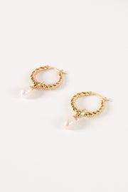 Petal and Pup USA ACCESSORIES Monika Hoop Earrings - Gold One Size