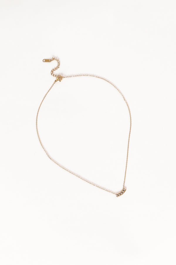 Petal and Pup USA ACCESSORIES Myla Necklace - Gold One Size