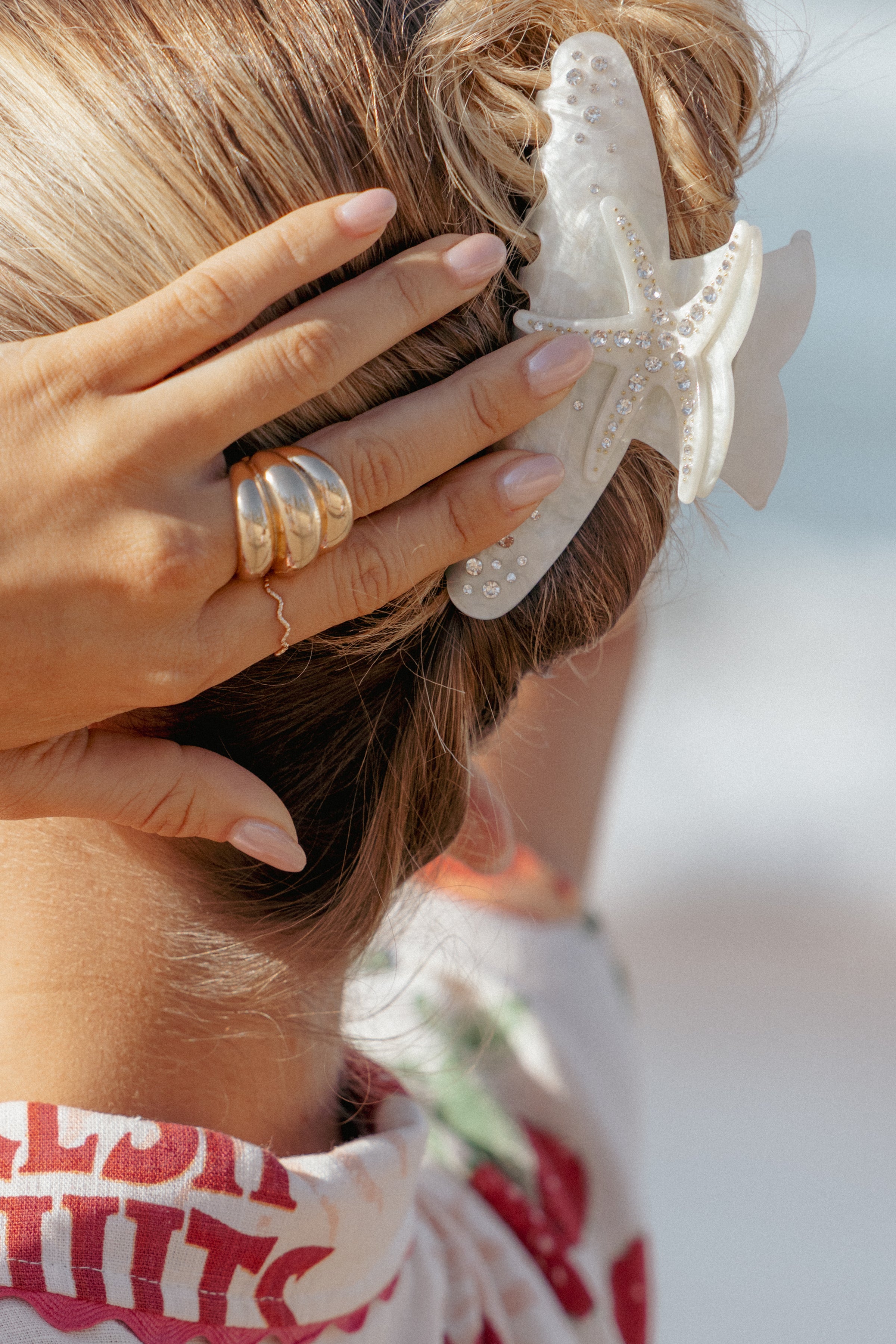 Petal and Pup USA ACCESSORIES Myrtle Hair Clip - Pearl One Size