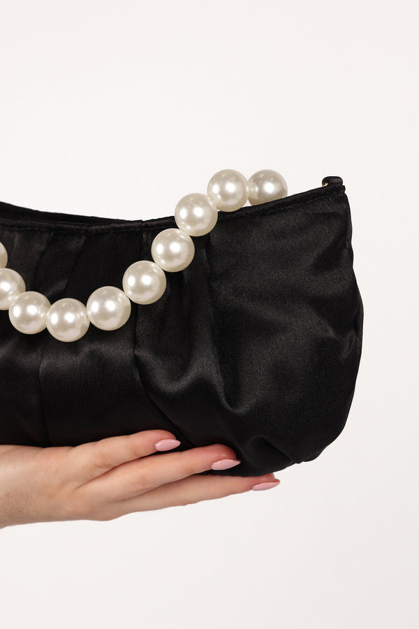 Petal and Pup USA ACCESSORIES Nancy Pearl Handbag - Black One Size