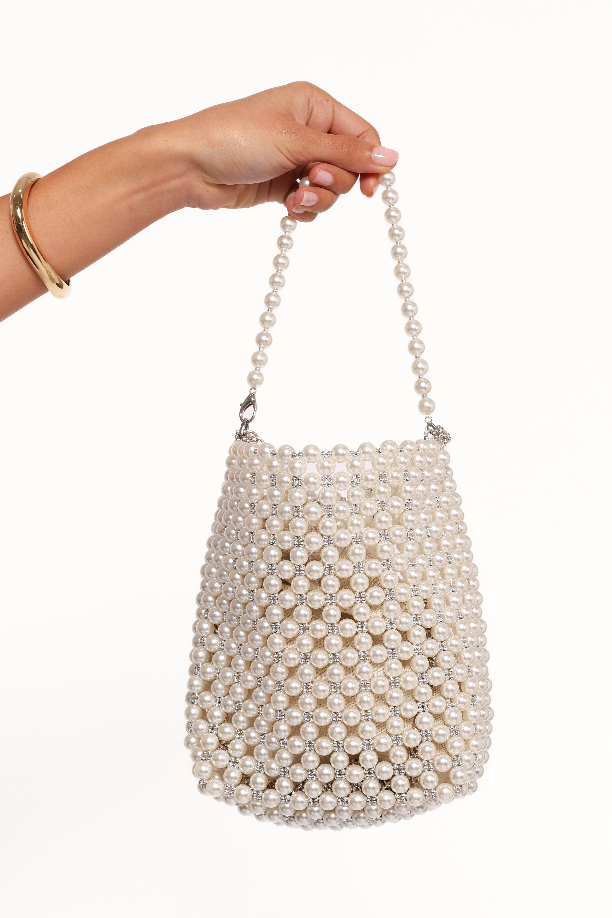 Petal and Pup USA ACCESSORIES Naomi Handbag - Pearl One Size