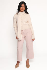 Petal and Pup USA ACCESSORIES Nerys Scarf - Cream One Size