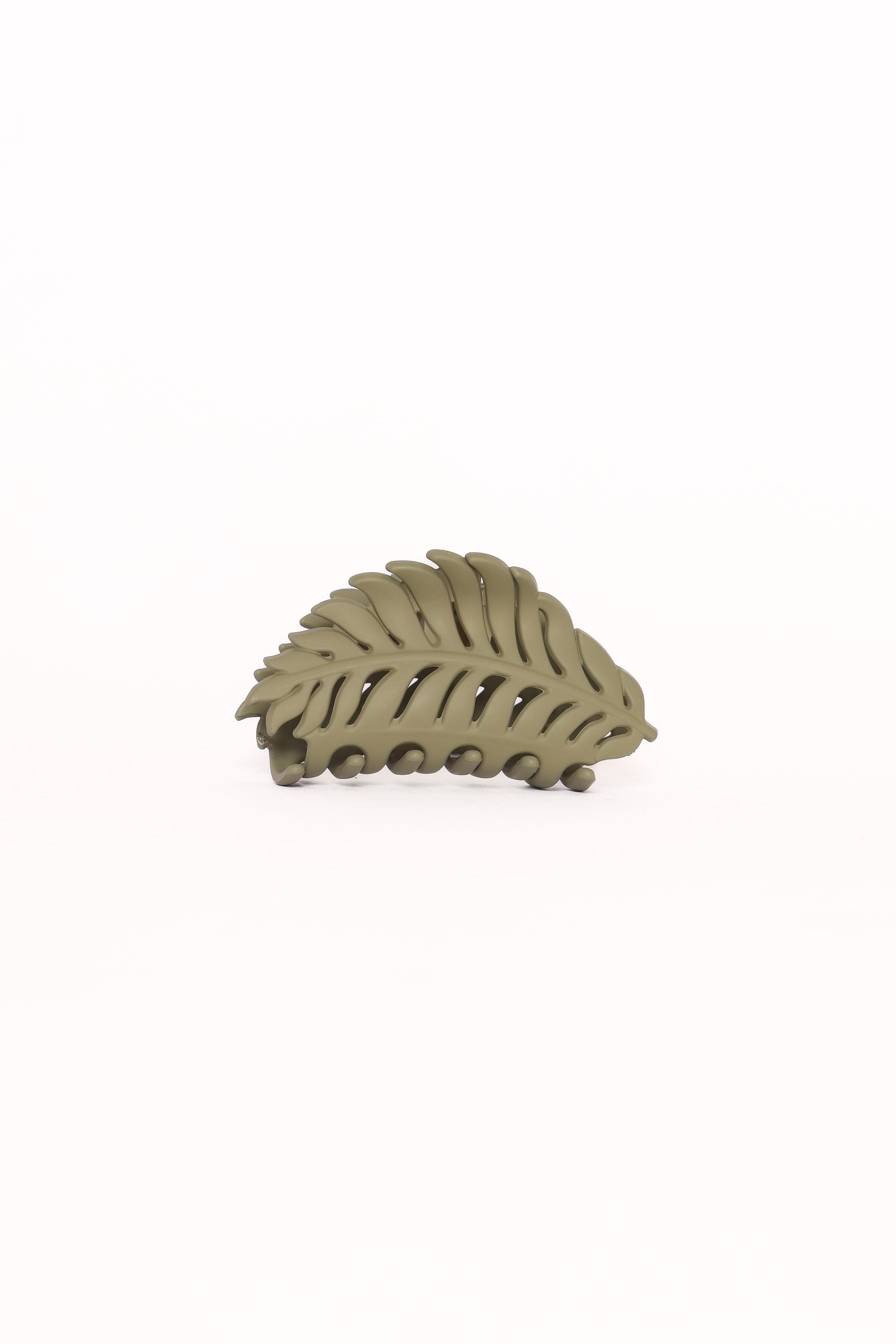 Petal and Pup USA ACCESSORIES Palm Hair Clip - Green One Size
