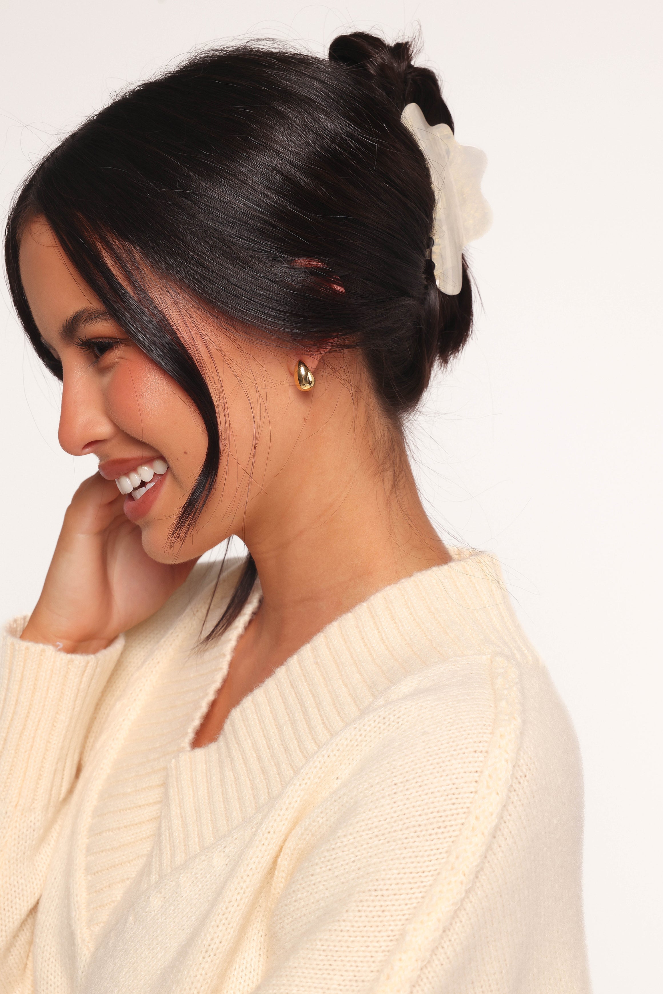 Petal and Pup USA ACCESSORIES Peta Hair Clip - Pearl One Size