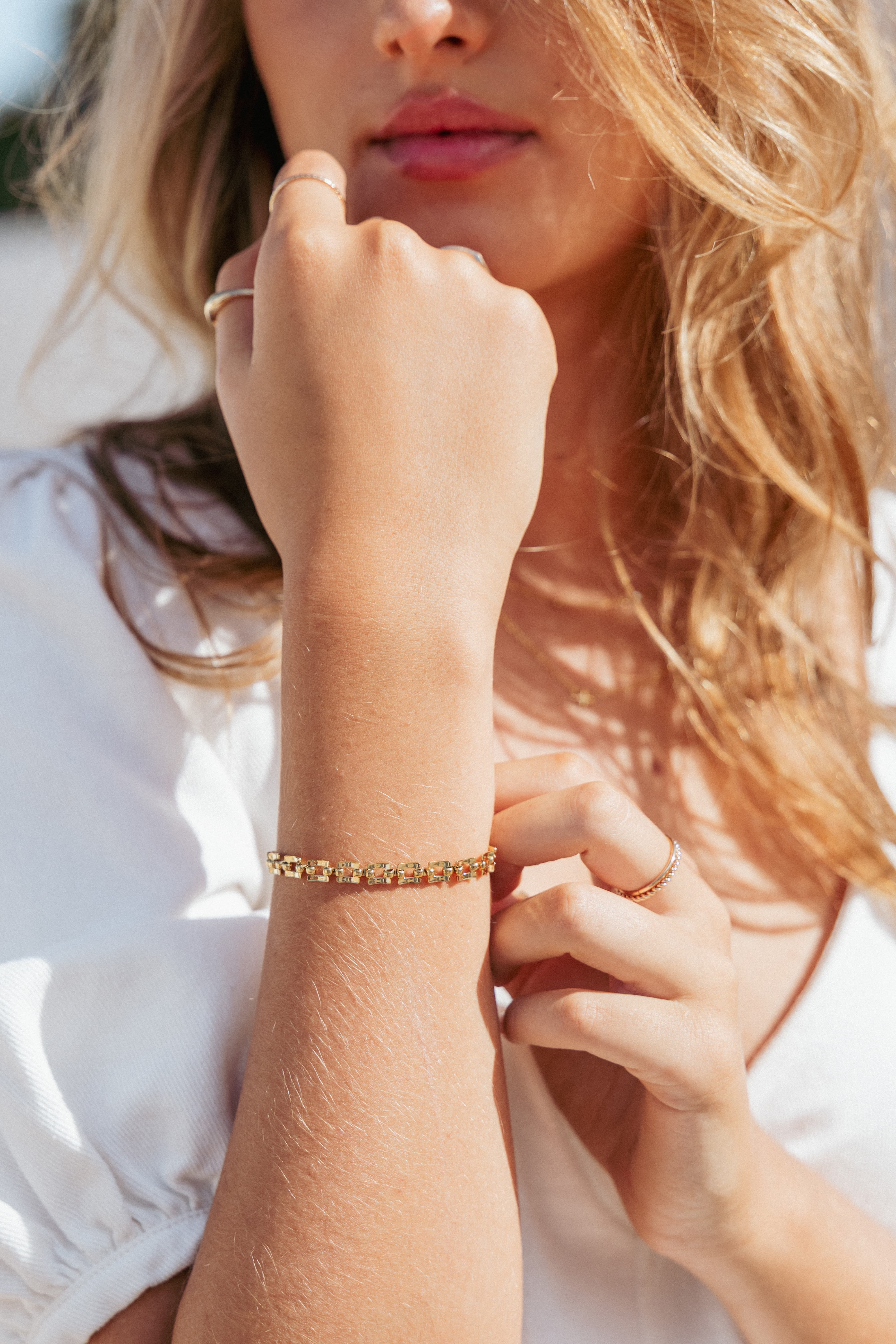 Petal and Pup USA ACCESSORIES Priya Bracelet - Gold One Size