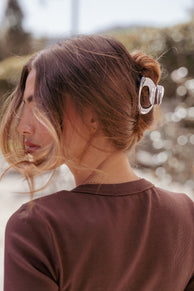 Petal and Pup USA ACCESSORIES Ramona Hairclip - Silver One Size