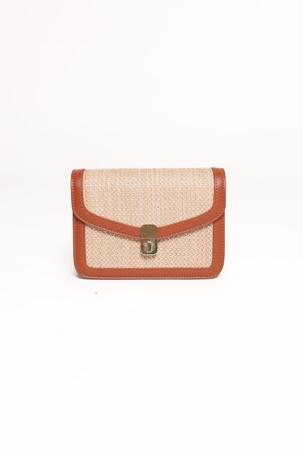 Petal and Pup USA ACCESSORIES Rhea Shoulder Bag - Tan One Size
