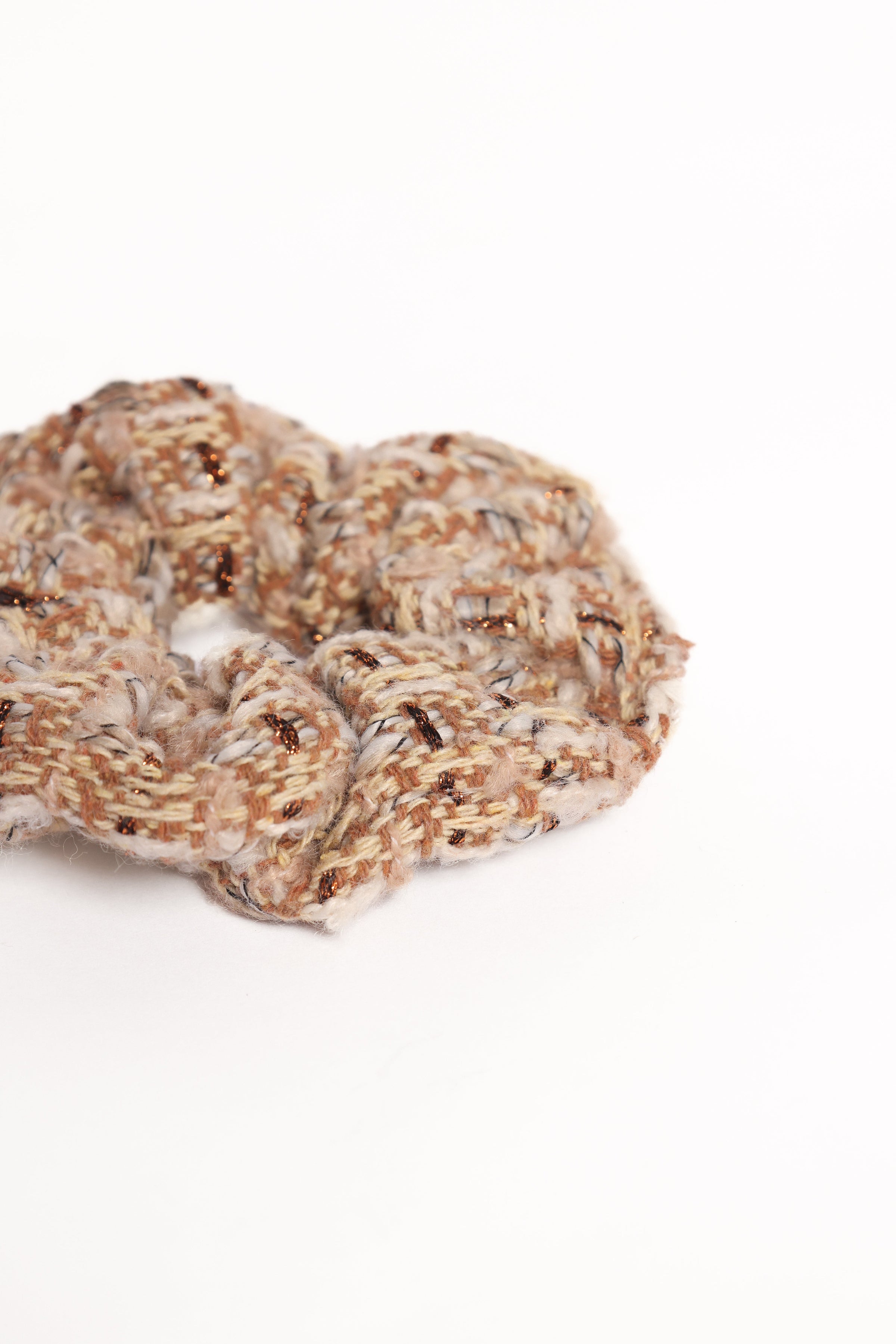 Petal and Pup USA ACCESSORIES Riley Scrunchie - Brown One Size