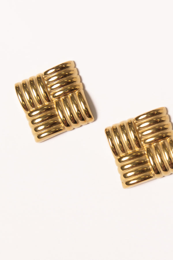 Petal and Pup USA ACCESSORIES Rinna Earrings - Gold One Size