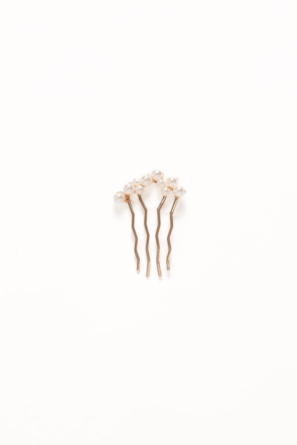 Petal and Pup USA ACCESSORIES Rosalie Hair Pin - Pearl One Size