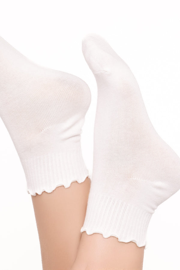 Petal and Pup USA ACCESSORIES Sam Socks - White One Size