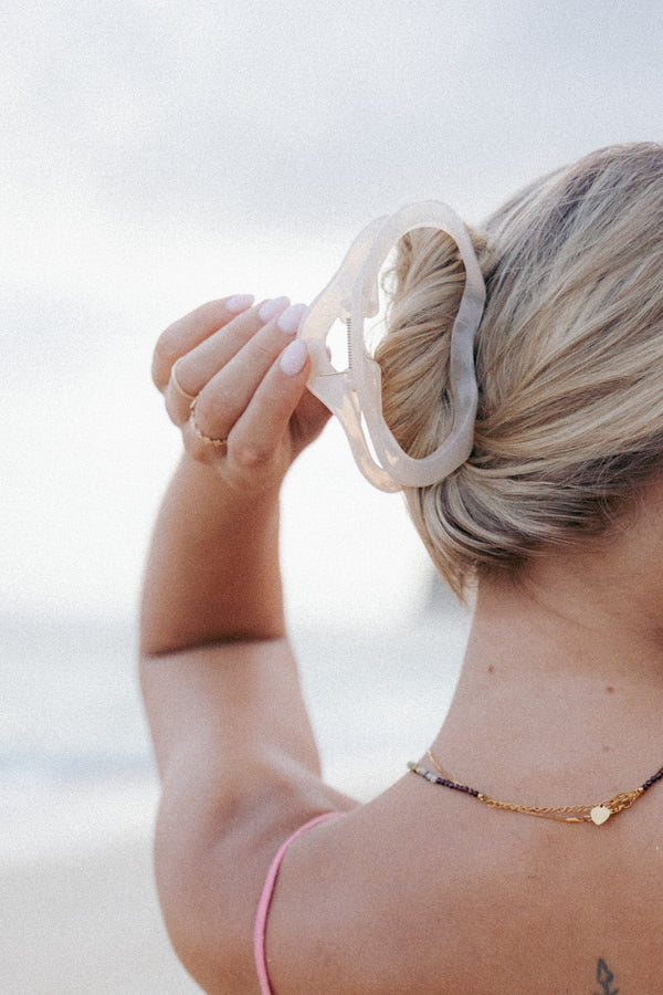 Petal and Pup USA ACCESSORIES Sedona Hair Clip - Cream One Size