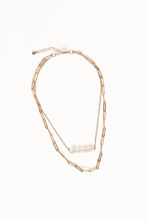 Petal and Pup USA ACCESSORIES Sharon Necklace - Gold One Size