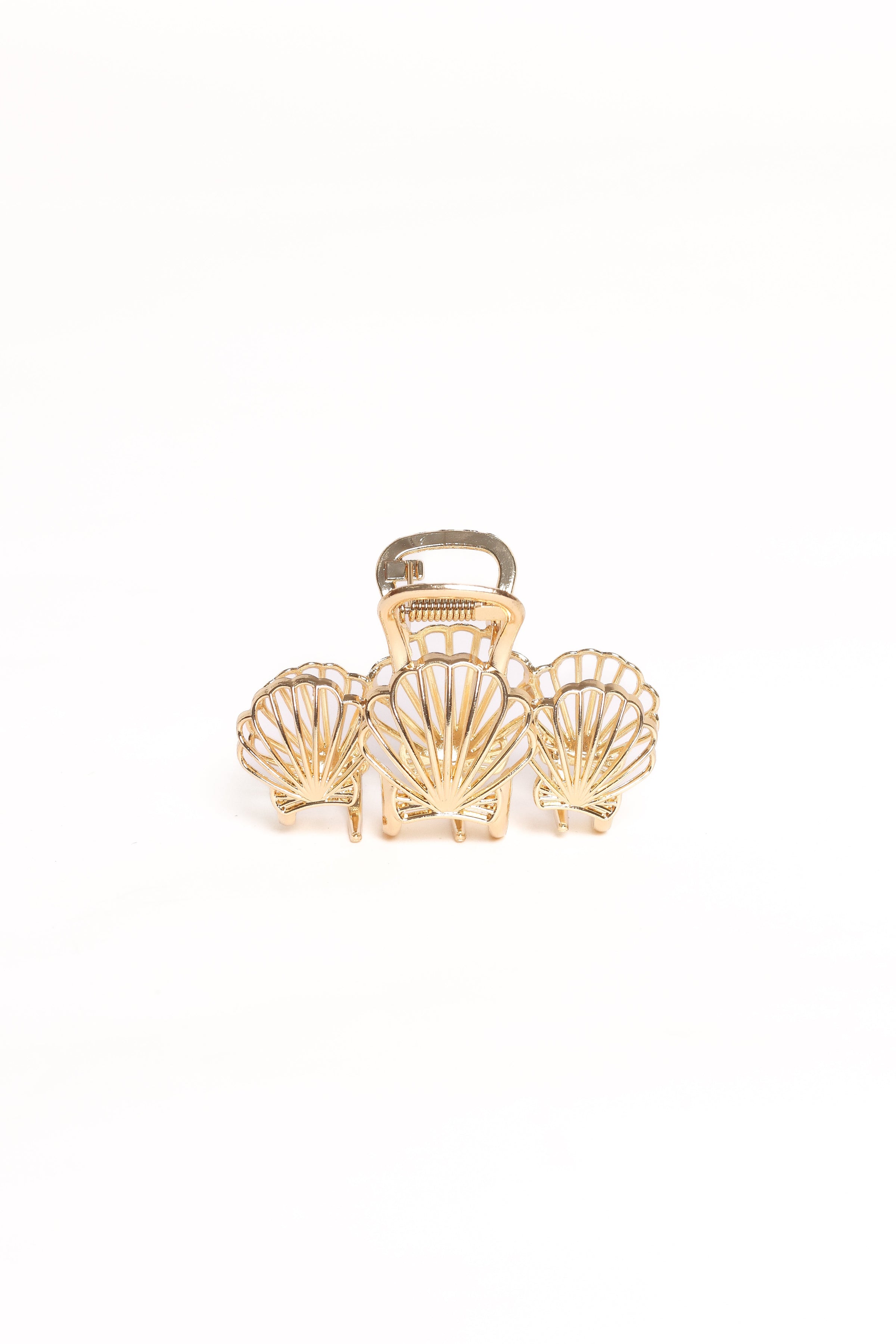 Petal and Pup USA ACCESSORIES Shelly Hair Clip - Gold One Size