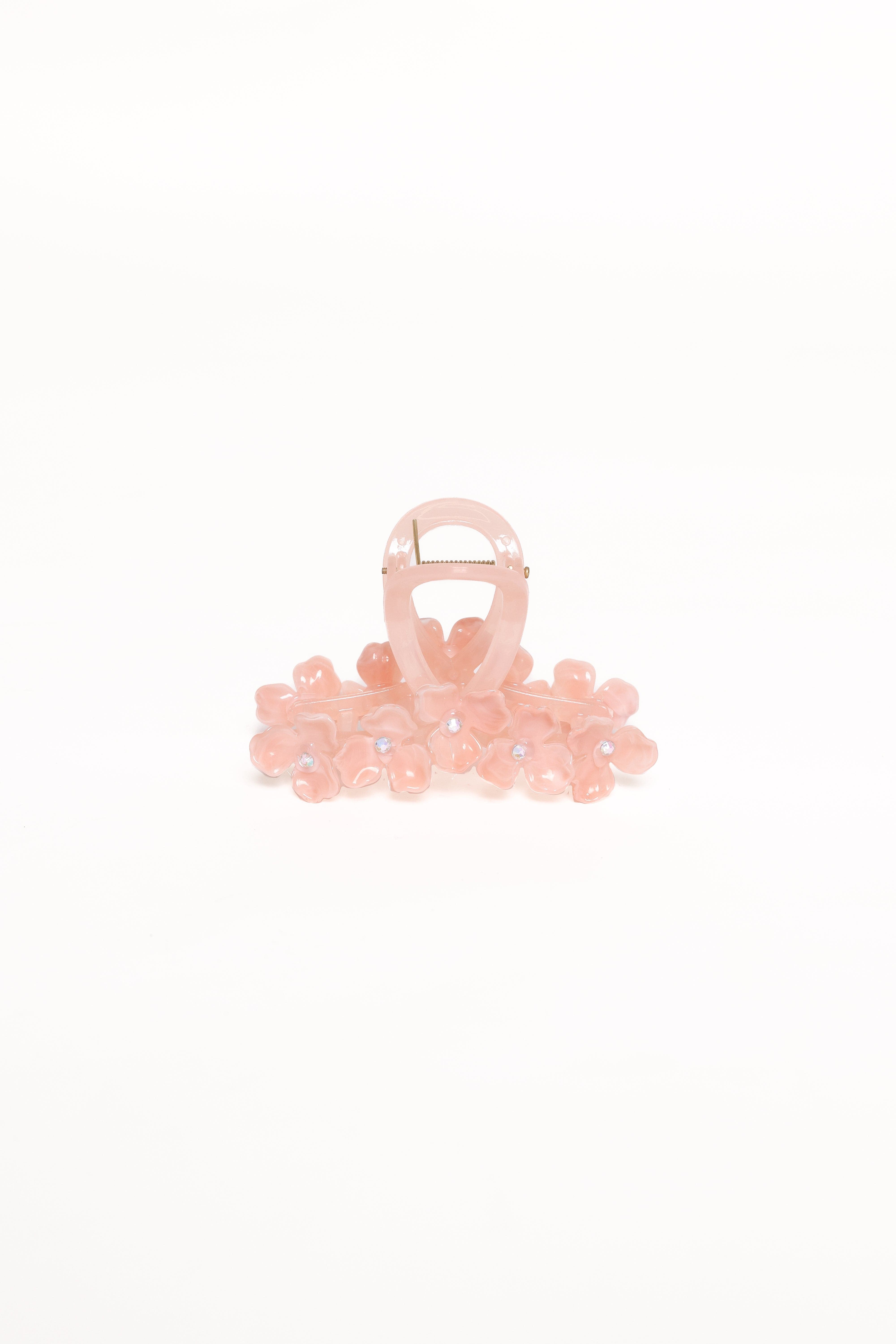Petal and Pup USA ACCESSORIES Shiloh Flower Hair Clip - Pink One Size