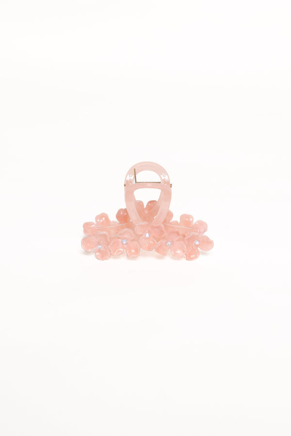 Petal and Pup USA ACCESSORIES Shiloh Flower Hair Clip - Pink One Size