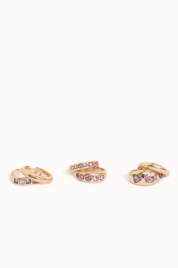 Petal and Pup USA ACCESSORIES Sofia Ring Set - Multi One Size