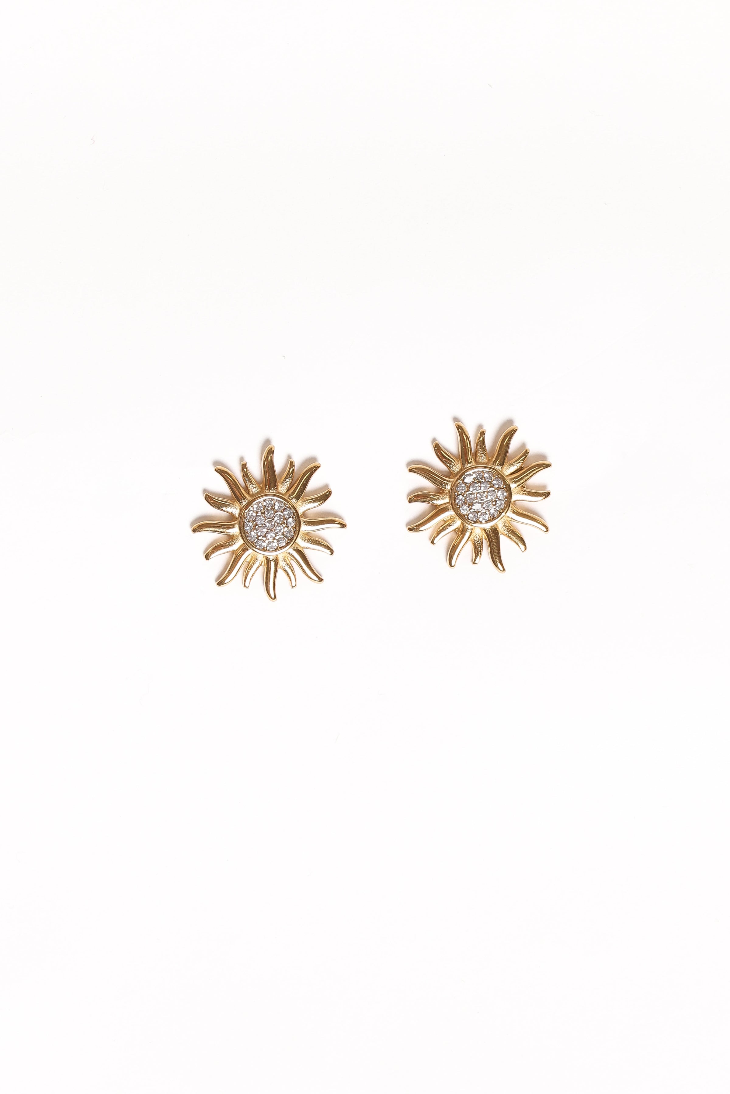 Petal and Pup USA ACCESSORIES Soleil Earrings - Gold One Size