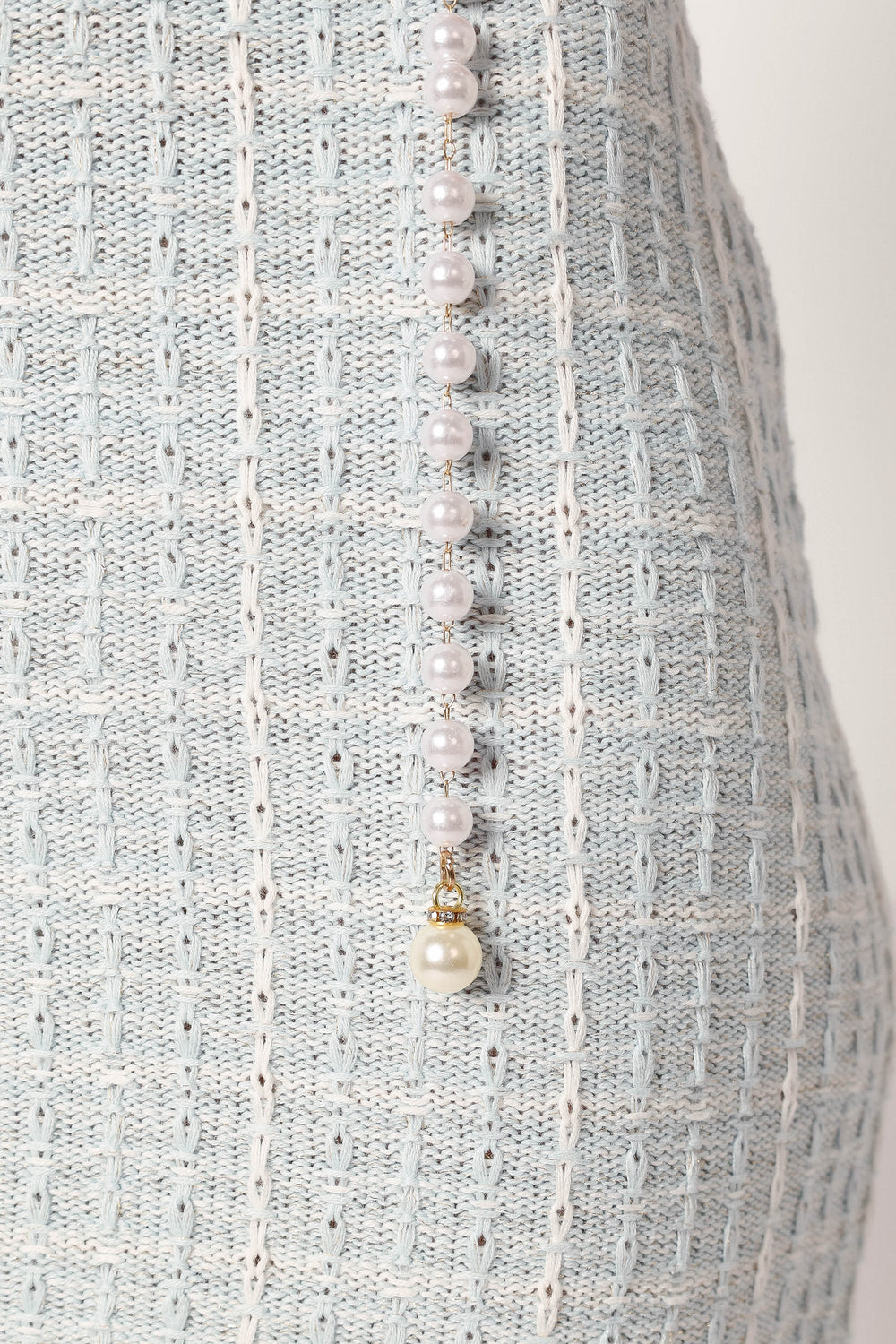 Petal and Pup USA ACCESSORIES Sophia Pearl Chain Belt - Pearl One Size