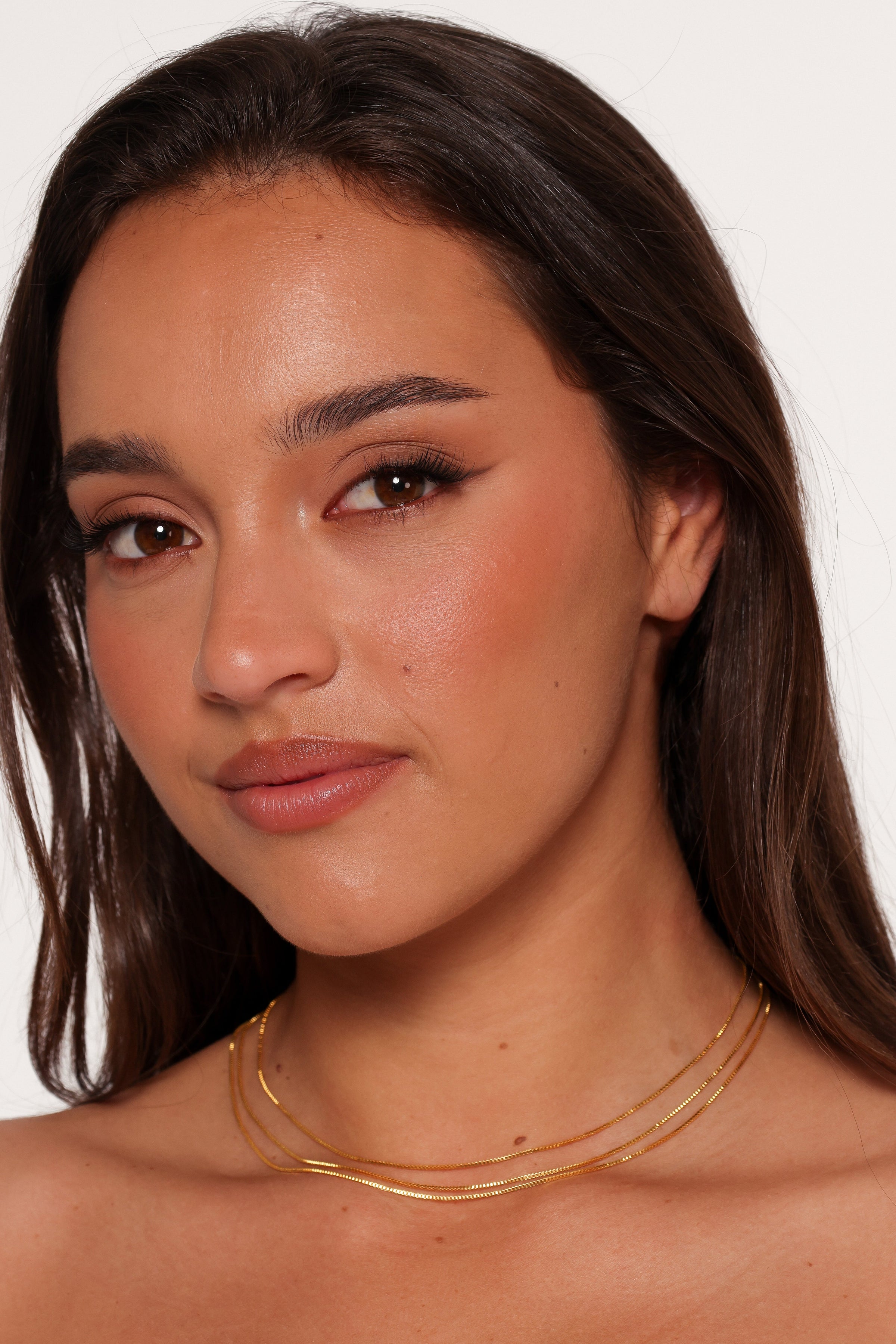 Petal and Pup USA ACCESSORIES Steph Layered Necklaces - Gold One Size