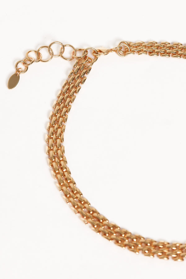 Petal and Pup USA ACCESSORIES Thea Necklace - Gold One Size