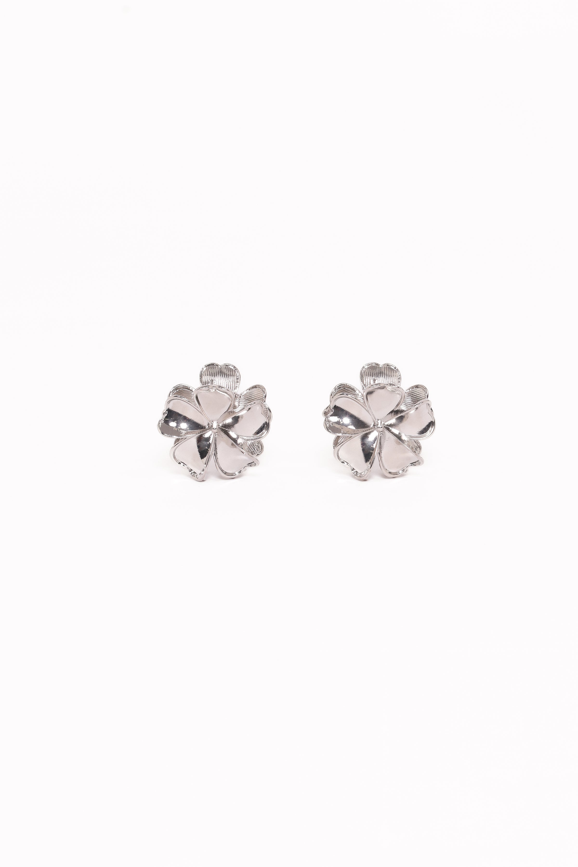 Petal and Pup USA ACCESSORIES Tiffany 2 Pack Flower Hair Clips - Silver One Size