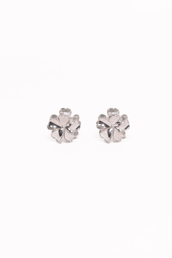Petal and Pup USA ACCESSORIES Tiffany 2 Pack Flower Hair Clips - Silver One Size