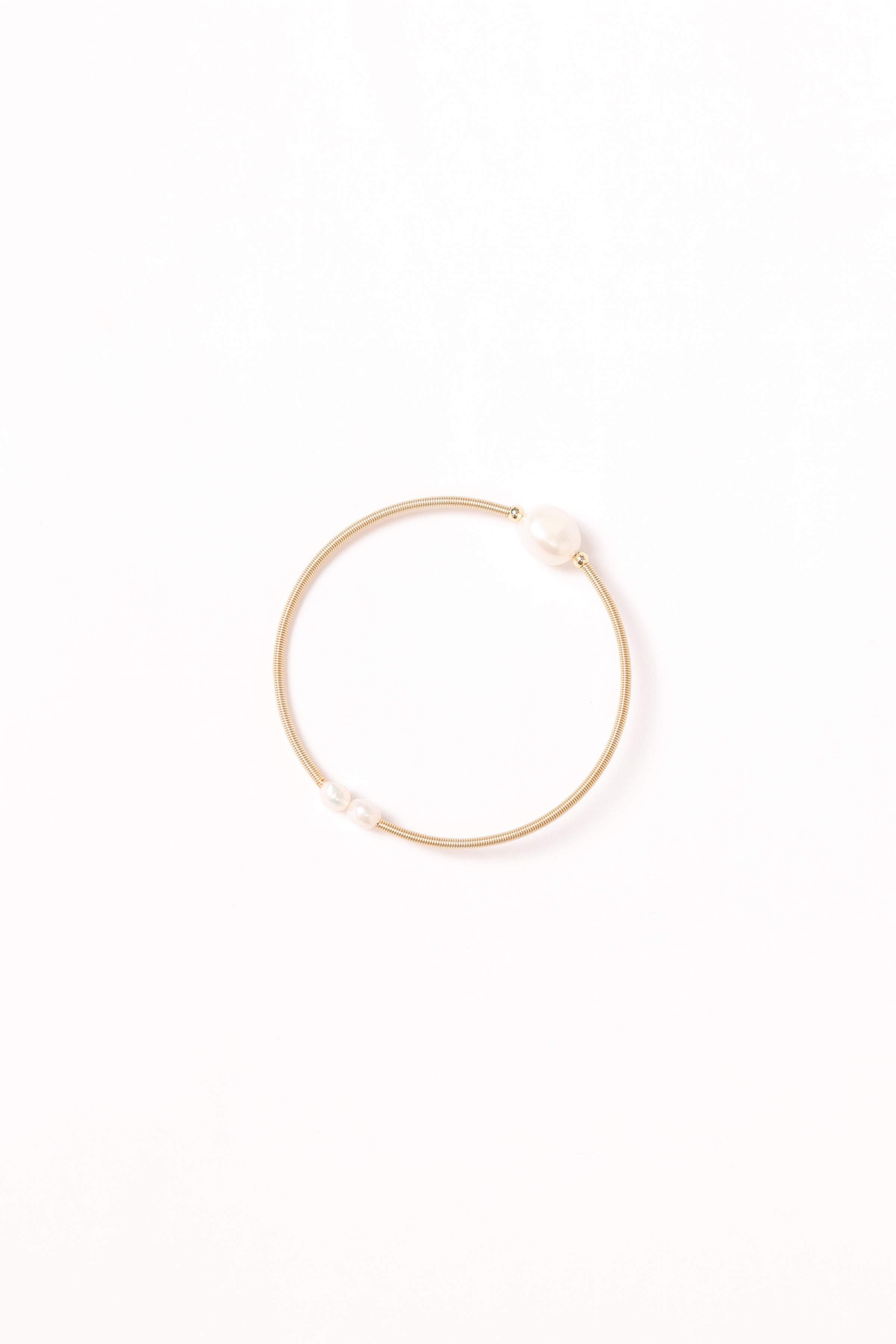 Petal and Pup USA ACCESSORIES Tilda Bracelet - Gold/Pearl One Size