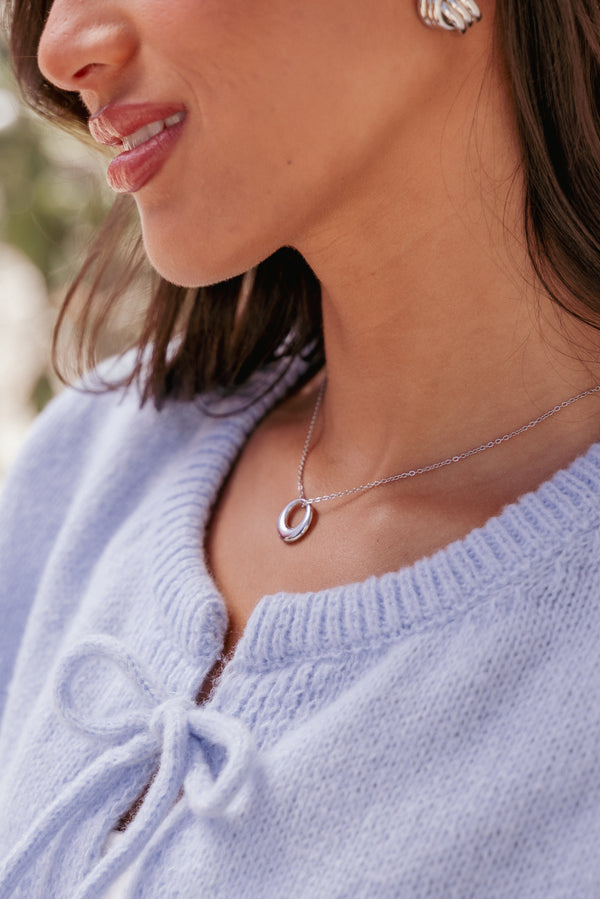 Petal and Pup USA ACCESSORIES Tyra Necklace - Silver One Size