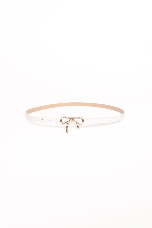 Petal and Pup USA ACCESSORIES Valentina Belt - White One Size