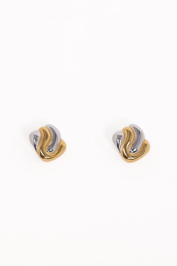 Petal and Pup USA ACCESSORIES Valerie Earrings - Gold/Silver One Size