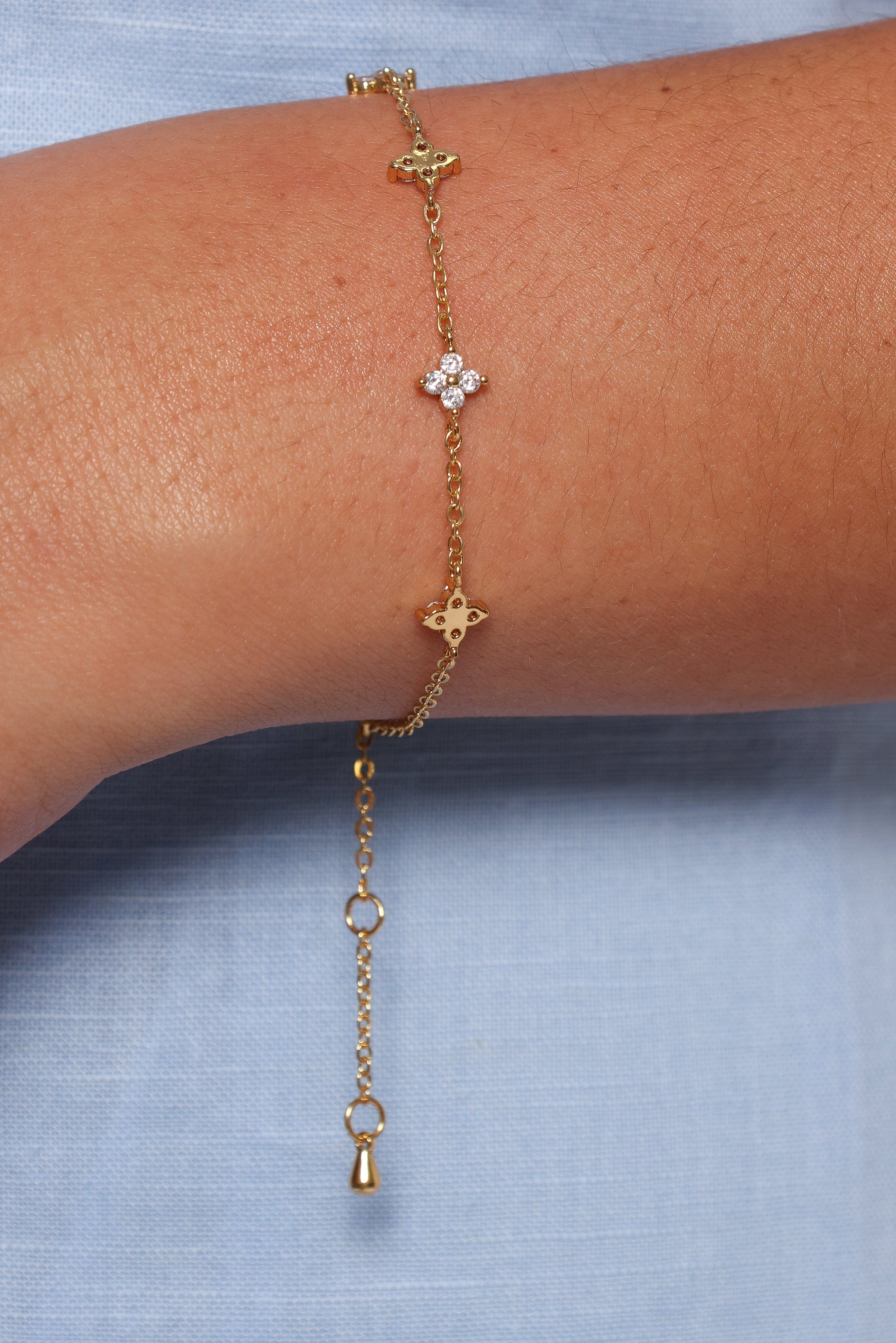 Petal and Pup USA ACCESSORIES Varinka Bracelet - Gold One Size