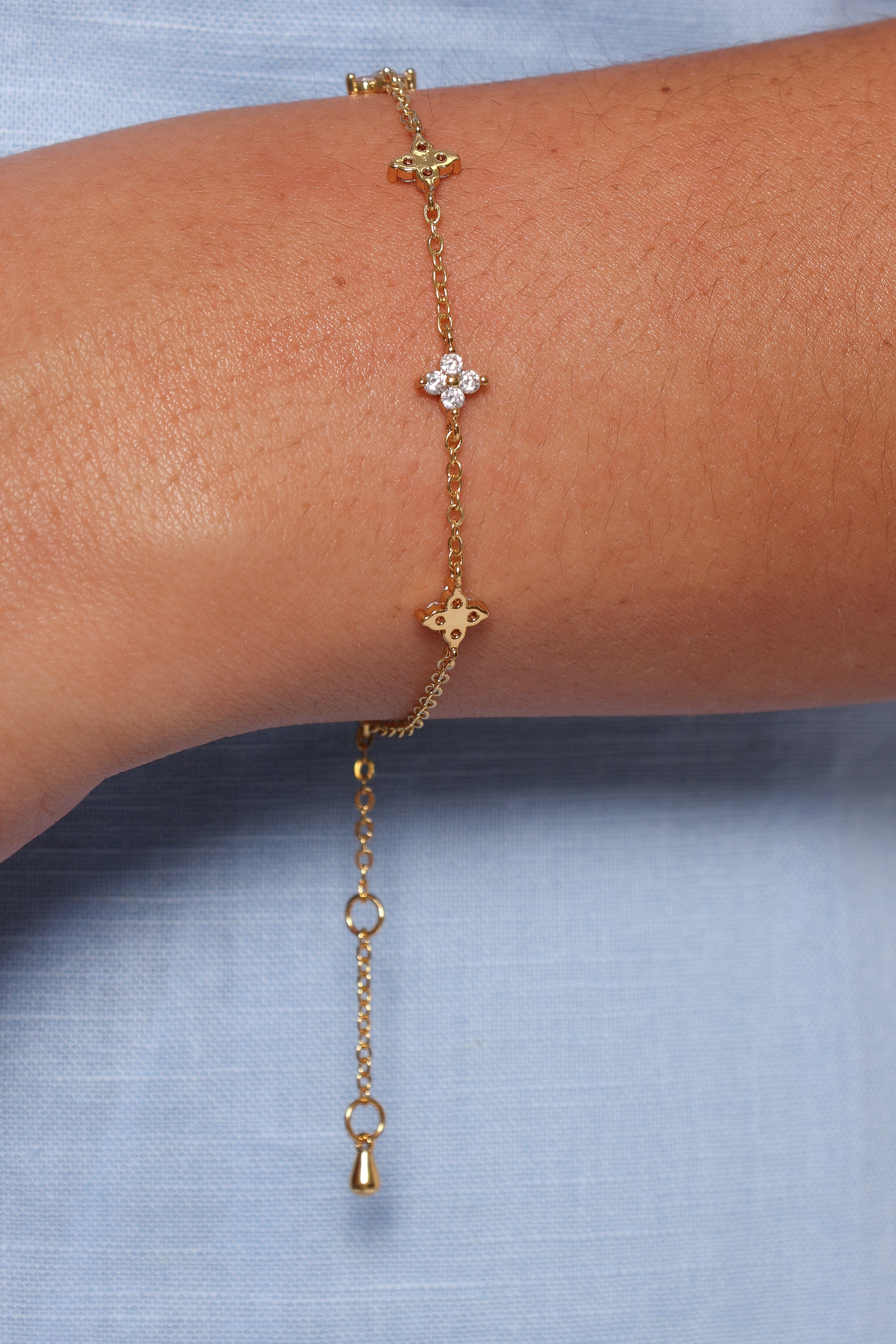 Petal and Pup USA ACCESSORIES Varinka Bracelet - Gold One Size