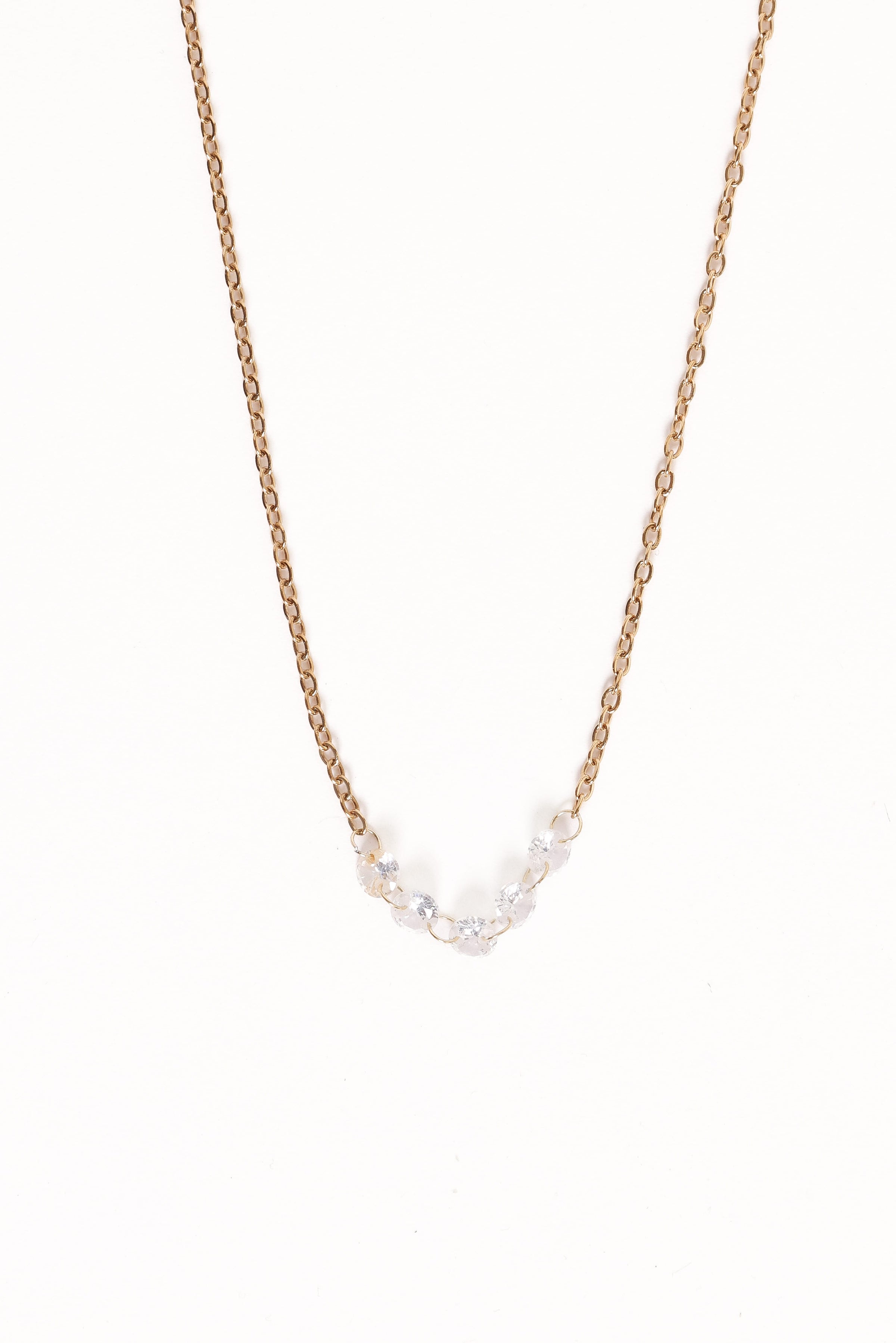 Petal and Pup USA ACCESSORIES Victoria Necklace - Gold One Size